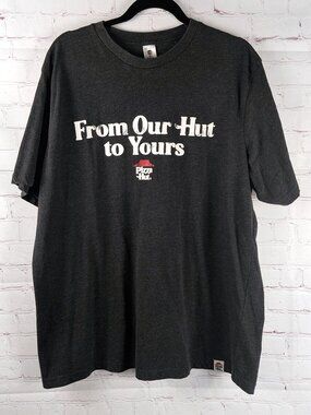 Pizza Hut Vintage Gray Graphic Tee XL